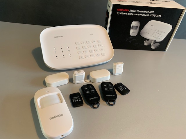 Daewoo Pack Home, Alarme Maison Sans Fil Wifi/gsm Connectée